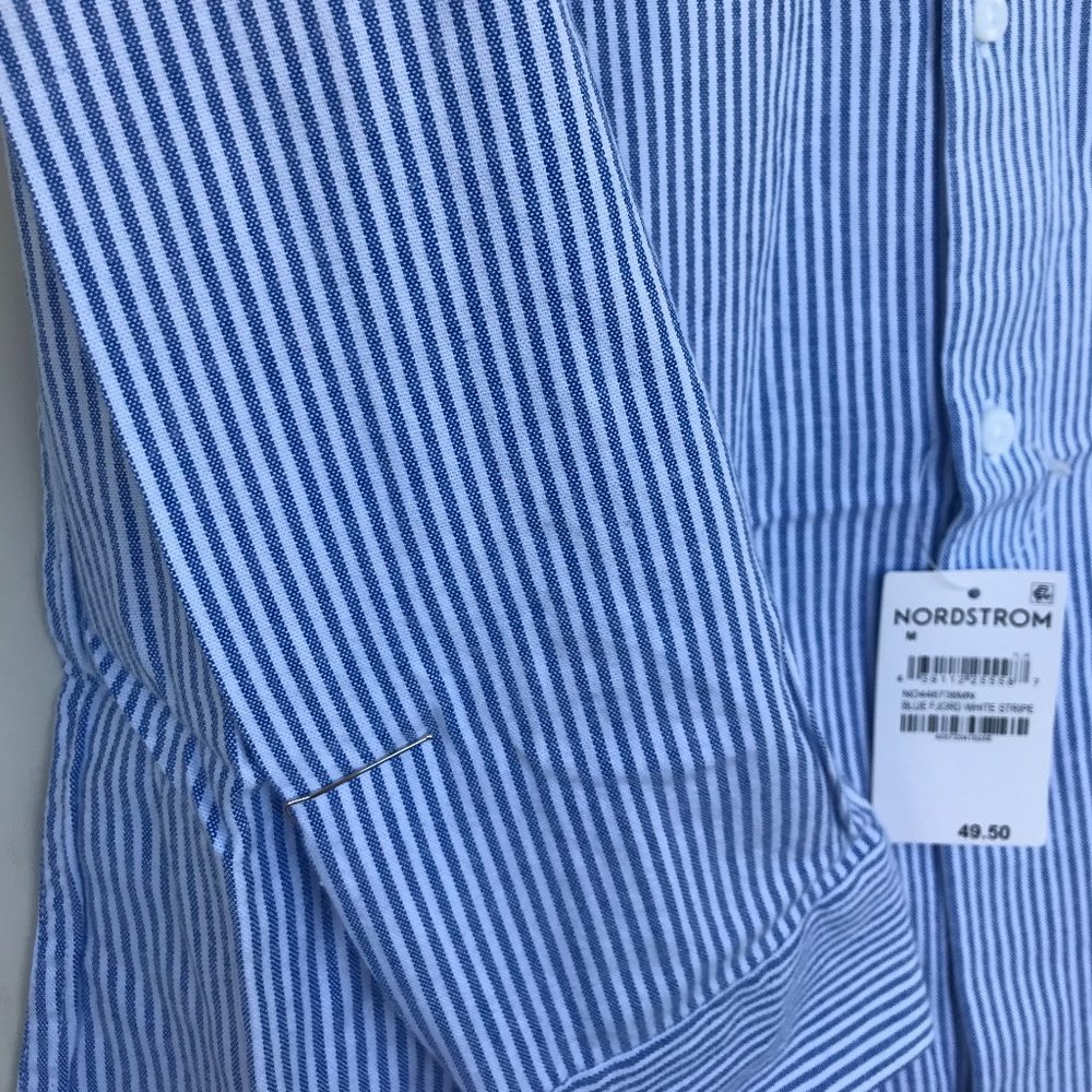 Nordstrom Oxford Slim Fit Dress Shirt (Medium) - Picture 3 of 9